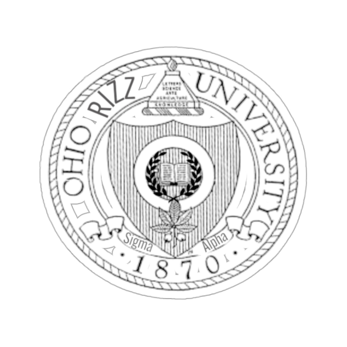 Ohio Rizz University | Kiss-Cut Stickers