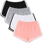 4-pack of  Cotton Yoga Shorts 