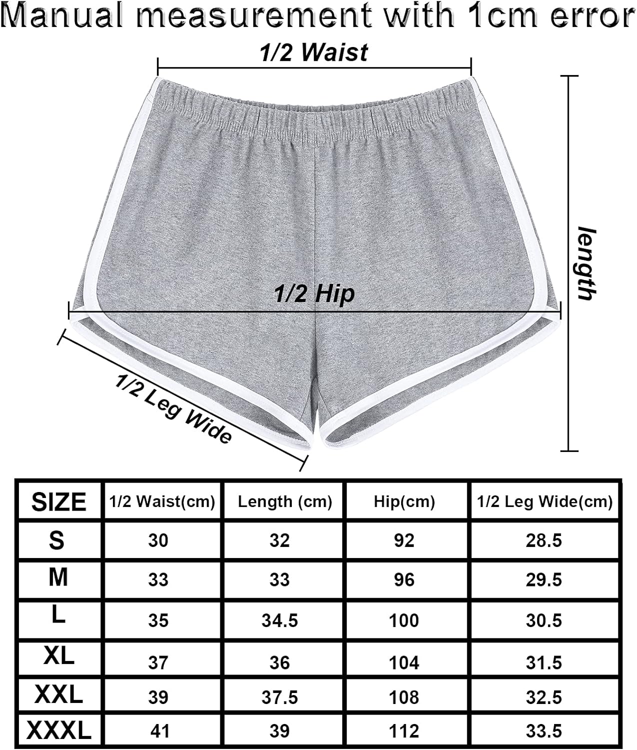 4-pack of  Cotton Yoga Shorts 