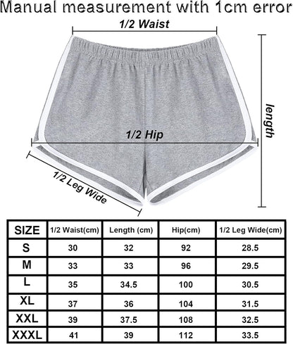 4-pack of  Cotton Yoga Shorts 