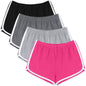 4-pack of  Cotton Yoga Shorts 